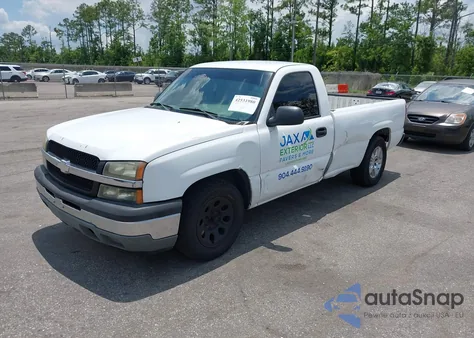 2005 Chevrolet Silverado 1500 из США, поврежденный, VIN 1GCEC14V75Z282858
